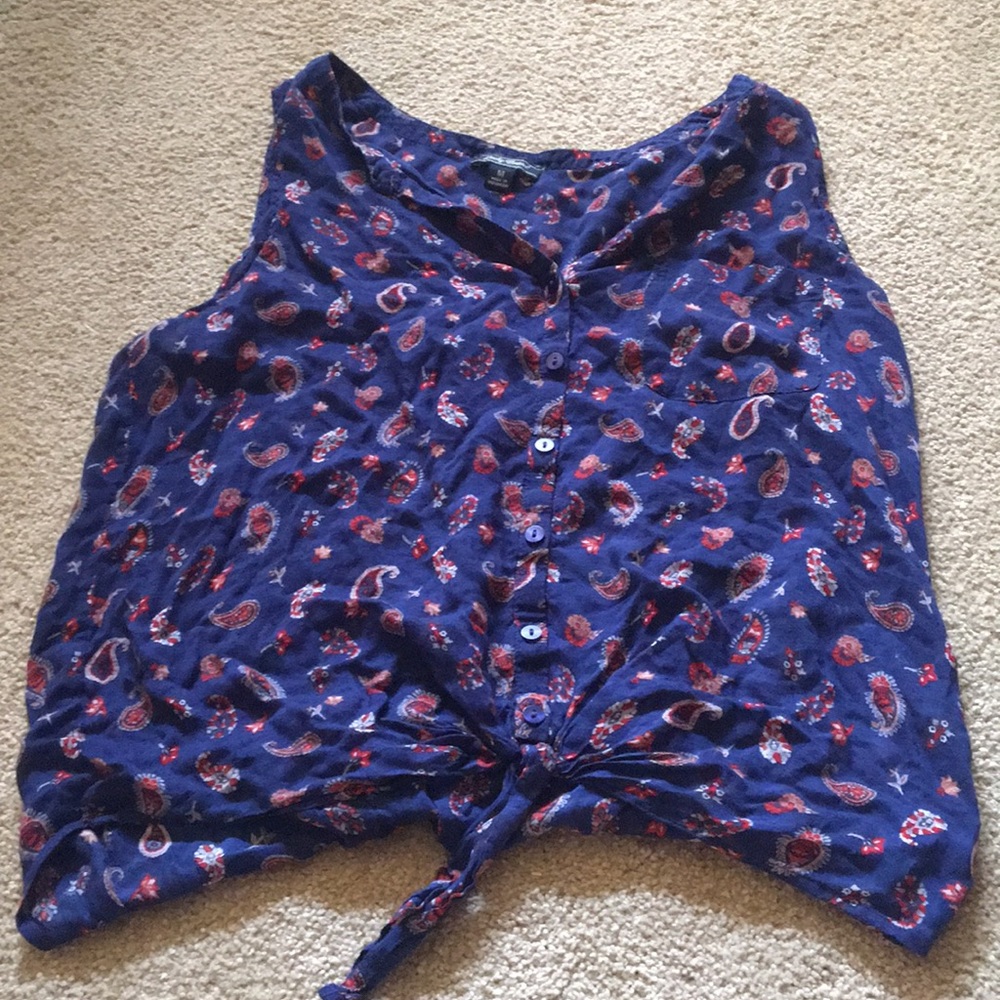 Lucky Brand tie tank top